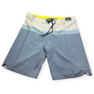 Depactus Force 9 Board‎ Shorts Waist 34” Multi Color 4 Way Stretch Beach Wear